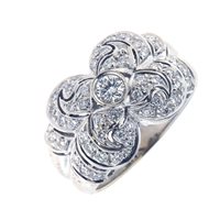 Anello Fanton Gioielli Donna ANELLI DIAMANTI in Oro bianco Diamante 0.89 Ct ANOR-232-52 - ANOR-232-52